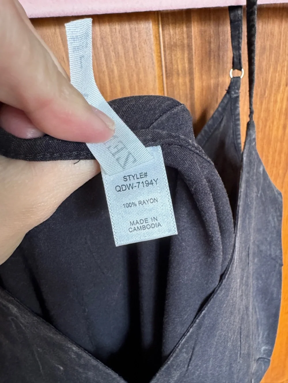 Zenana Outfitters Black V-Neck Midi Slip Dress with Spaghetti Straps *Never Worn - Picture 8 of 10